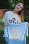 "If the Stars" T-shirt in Hydrangea