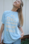 "If the Stars" T-shirt in Hydrangea