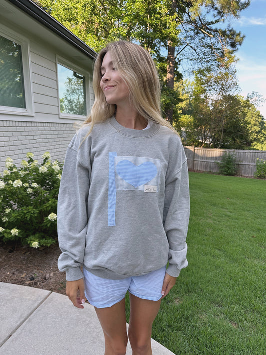 Coastal Flag Terry Cloth Crewneck