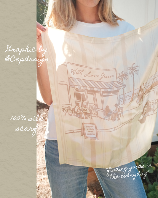 The Grocer Silk Scarf