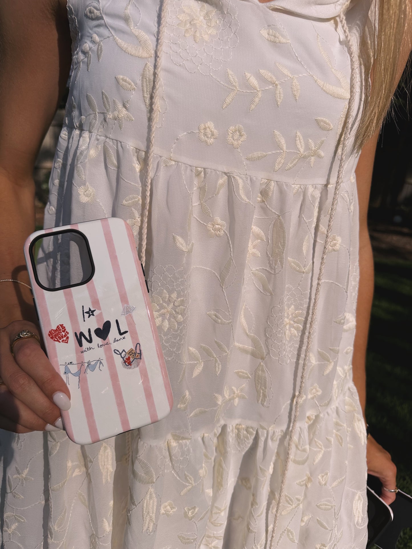 Hand drawn WLL Doodles iPhone® Case