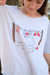 "Take Care" Clothesline Tee