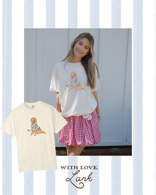 The Charlie Mascot Tee Ivory