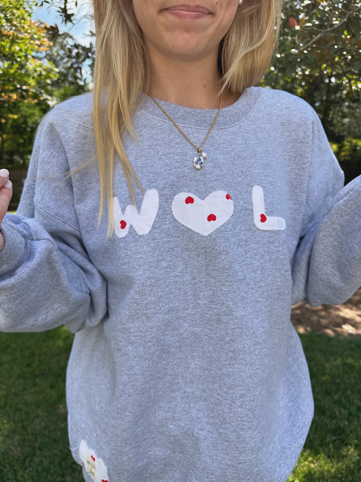 WLL heart sweatshirt