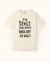 "If the Stars" T-shirt in Ivory