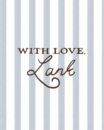 With love, Lank