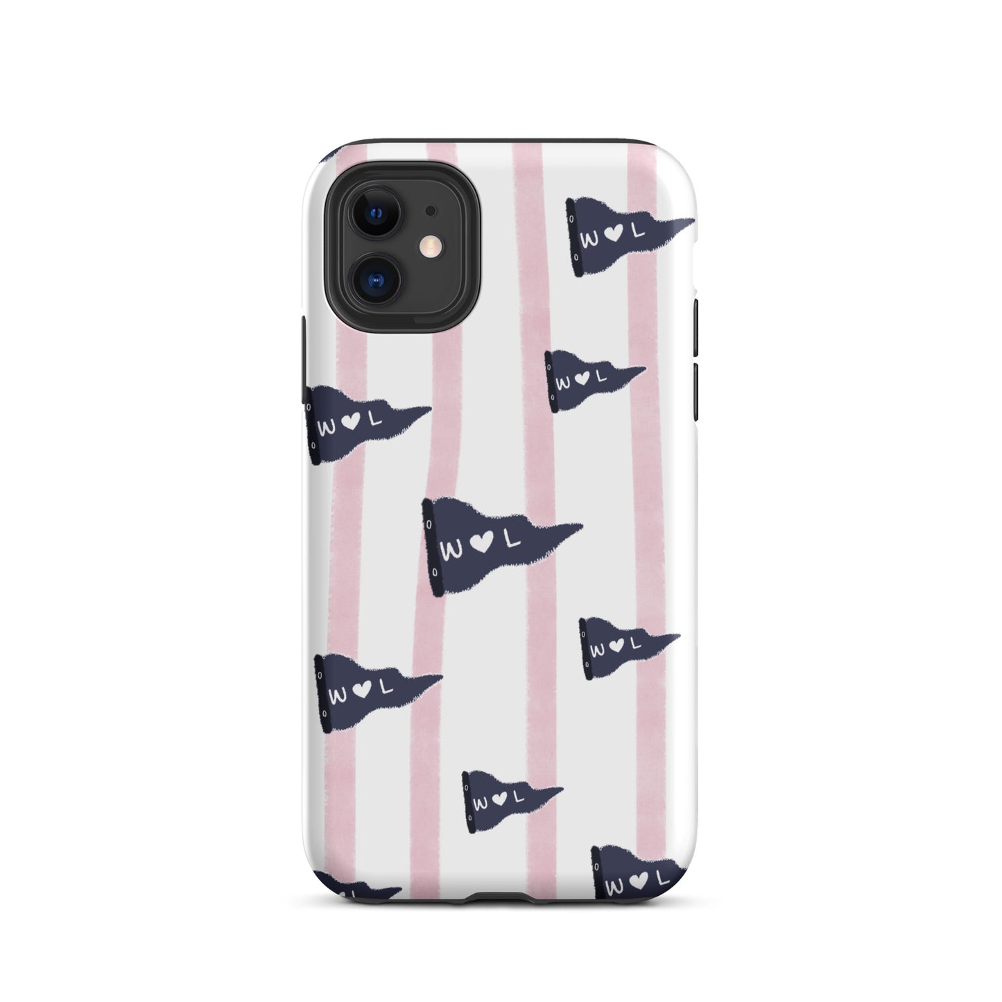 Pink Striped WLL Flag iPhone® Case