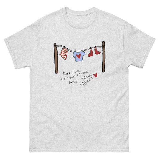 "Take Care" Clothesline Tee